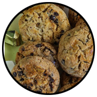 Biscuits bio cookies aux pépites de chocolet