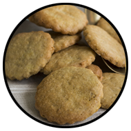 Biscuits bio sans gluten à la farine de chataigne